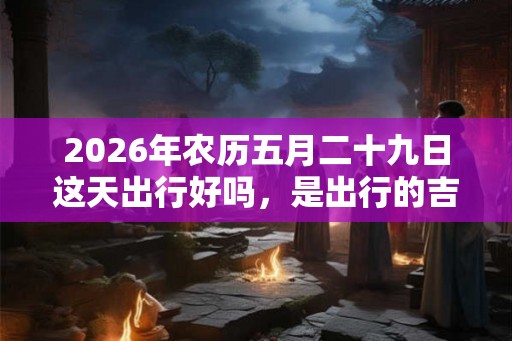 2026年农历五月二十九日这天出行好吗，是出行的吉日吗？
