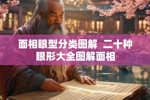 面相眼型分类图解  二十种眼形大全图解面相