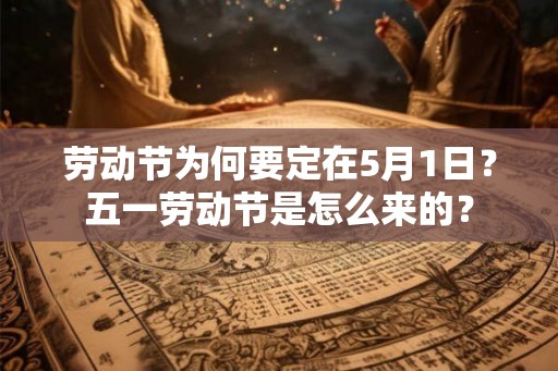 劳动节为何要定在5月1日？五一劳动节是怎么来的？