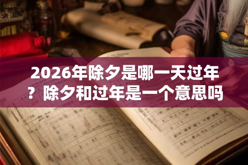 2026年除夕是哪一天过年？除夕和过年是一个意思吗