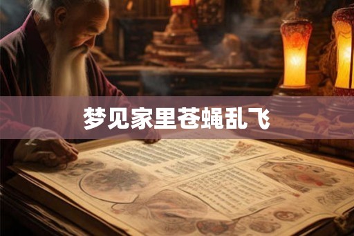 梦见家里苍蝇乱飞