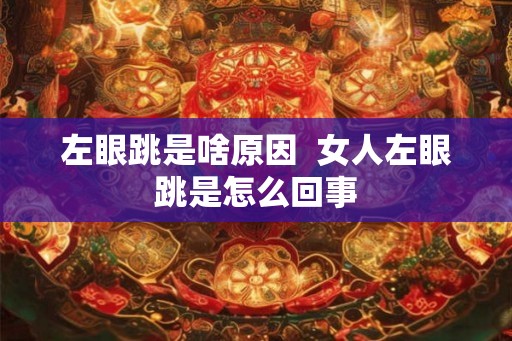 左眼跳是啥原因  女人左眼跳是怎么回事