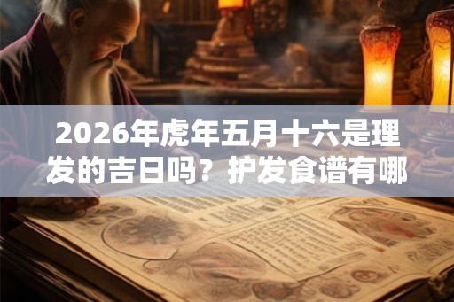 2026年虎年五月十六是理发的吉日吗？护发食谱有哪些？