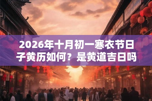 2026年十月初一寒衣节日子黄历如何？是黄道吉日吗？