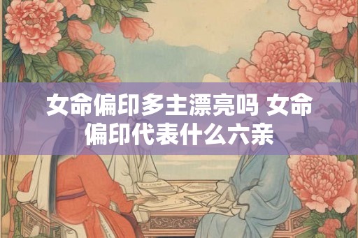 女命偏印多主漂亮吗 女命偏印代表什么六亲