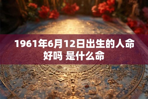 1961年6月12日出生的人命好吗 是什么命 1961年6月12日出生的人命好吗 是什么命