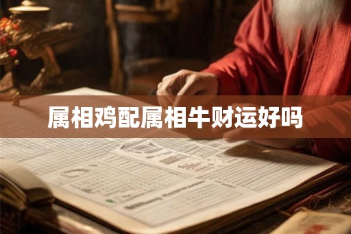属相鸡配属相牛财运好吗