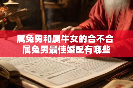 属兔男和属牛女的合不合 属兔男最佳婚配有哪些