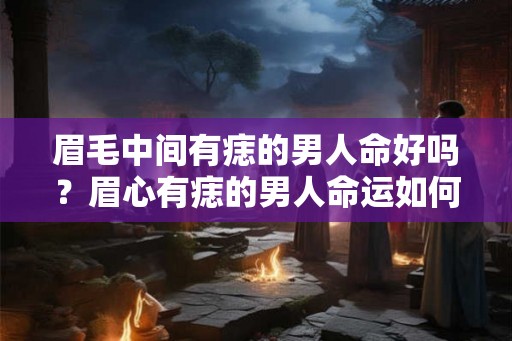 眉毛中间有痣的男人命好吗？眉心有痣的男人命运如何？