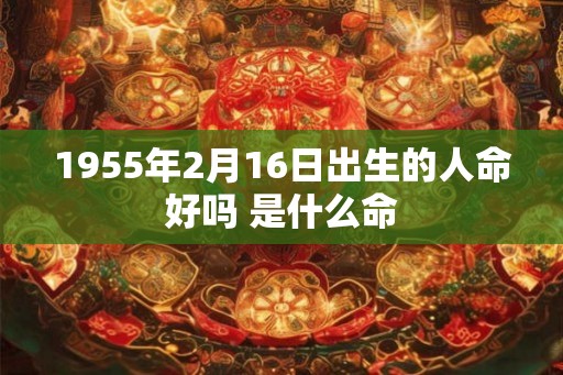 1955年2月16日出生的人命好吗 是什么命