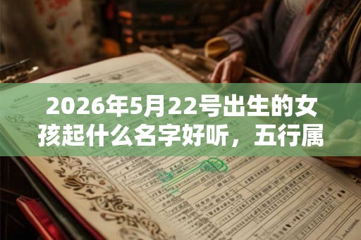 2026年5月22号出生的女孩起什么名字好听，五行属什么