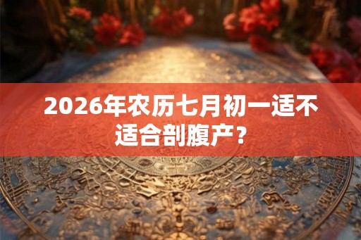 2026年农历七月初一适不适合剖腹产？