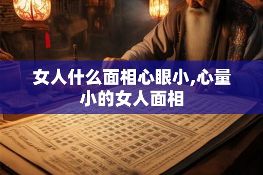 女人什么面相心眼小,心量小的女人面相 女人什么面相心眼小,心量小的女人面相