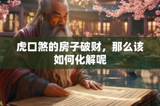 虎口煞的房子破财，那么该如何化解呢