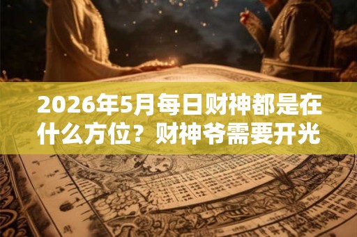 2026年5月每日财神都是在什么方位？财神爷需要开光吗？