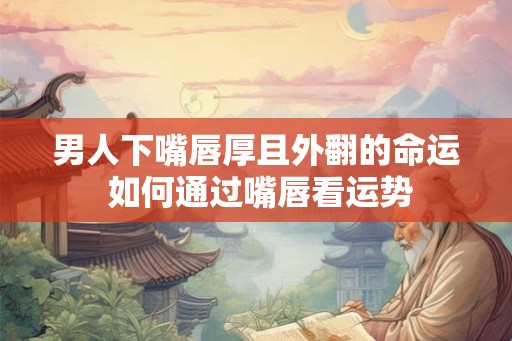 男人下嘴唇厚且外翻的命运 如何通过嘴唇看运势 男人下嘴唇厚且外翻的命运 如何通过嘴唇看运势
