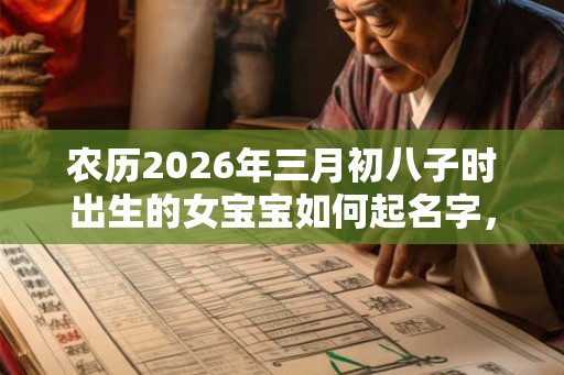 农历2026年三月初八子时出生的女宝宝如何起名字，五行属什么