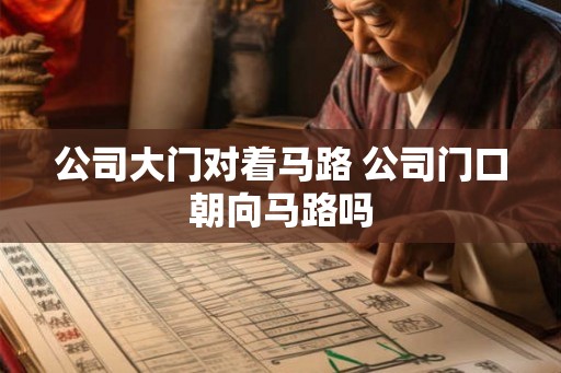 公司大门对着马路 公司门口朝向马路吗 公司大门对着马路 公司门口朝向马路吗