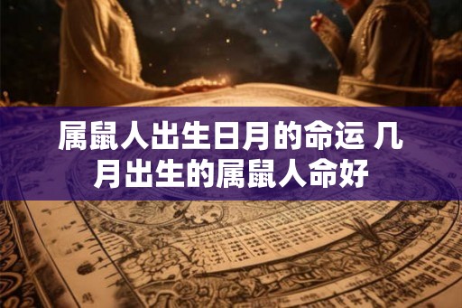 属鼠人出生日月的命运 几月出生的属鼠人命好