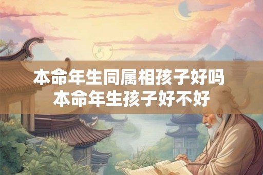 本命年生同属相孩子好吗 本命年生孩子好不好