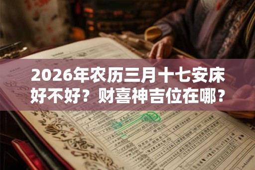 2026年农历三月十七安床好不好？财喜神吉位在哪？