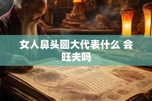 女人鼻头圆大代表什么 会旺夫吗