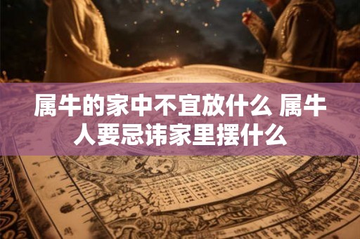 属牛的家中不宜放什么 属牛人要忌讳家里摆什么