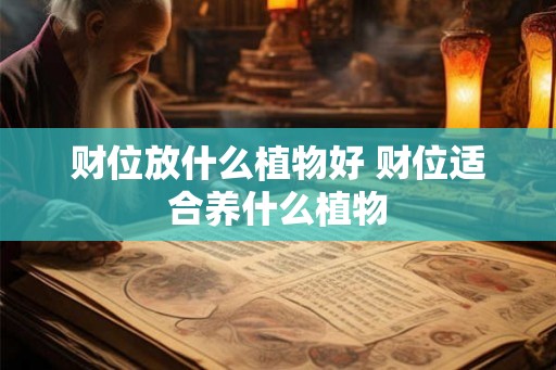 财位放什么植物好 财位适合养什么植物