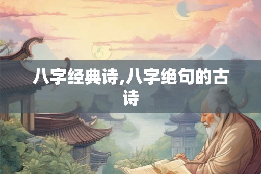 八字经典诗,八字绝句的古诗 八字经典诗,八字绝句的古诗