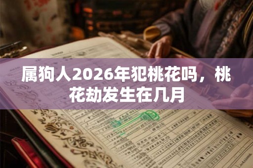属狗人2026年犯桃花吗，桃花劫发生在几月