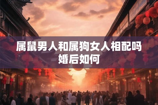 属鼠男人和属狗女人相配吗婚后如何