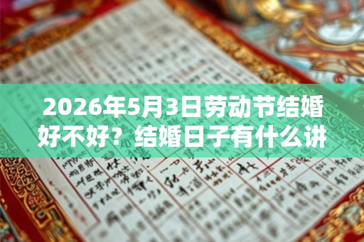 2026年5月3日劳动节结婚好不好？结婚日子有什么讲究？