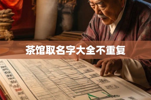 茶馆取名字大全不重复 茶馆取名字大全不重复