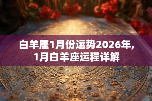 白羊座1月份运势2026年,1月白羊座运程详解 白羊座1月份运势2026年,1月白羊座运程详解