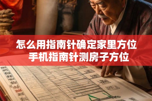 怎么用指南针确定家里方位  手机指南针测房子方位