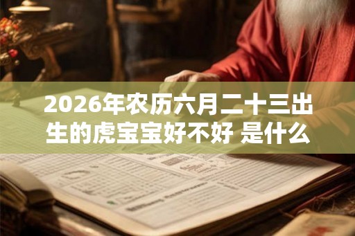 2026年农历六月二十三出生的虎宝宝好不好 是什么命