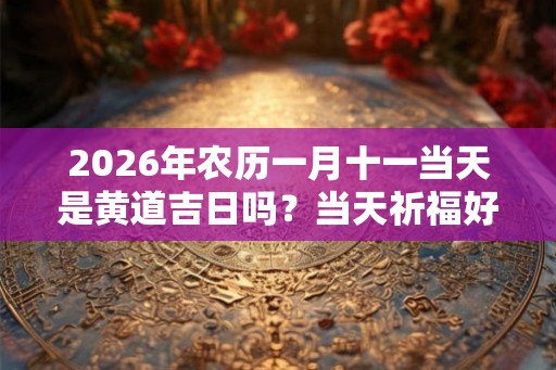 2026年农历一月十一当天是黄道吉日吗？当天祈福好不好？