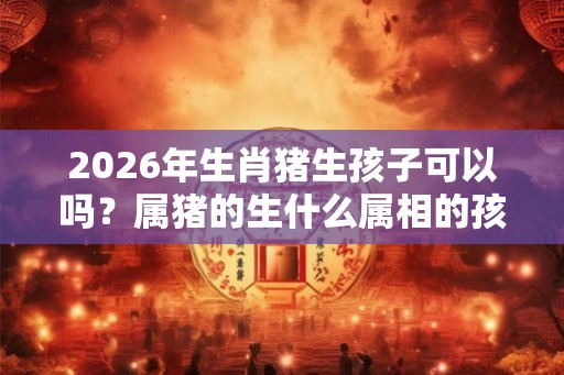 2026年生肖猪生孩子可以吗?属猪的生什么属相的孩子好? 2026年生肖猪生孩子可以吗?属猪的生什么属相的孩子好?