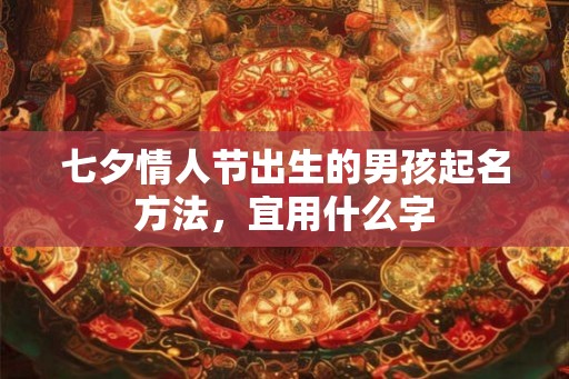 七夕情人节出生的男孩起名方法，宜用什么字