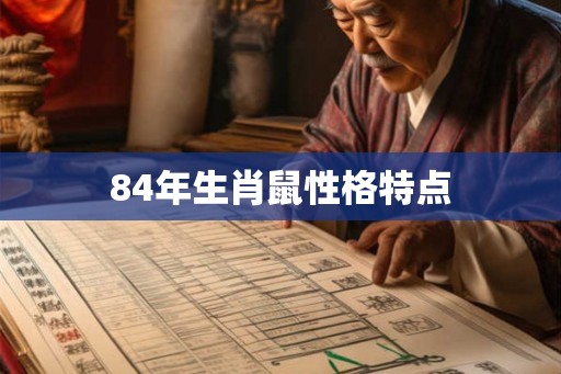 84年生肖鼠性格特点 84年生肖鼠性格特点