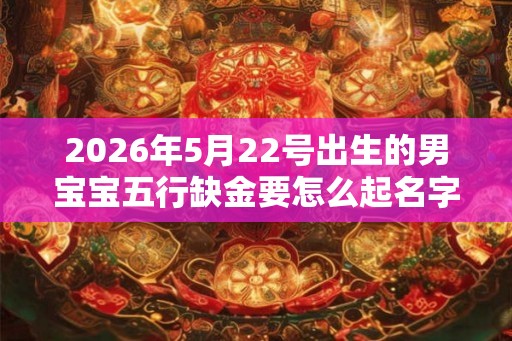 2026年5月22号出生的男宝宝五行缺金要怎么起名字