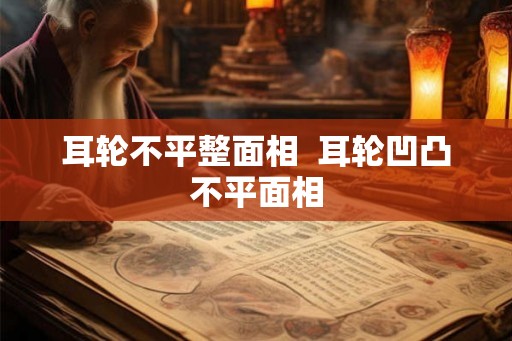 耳轮不平整面相  耳轮凹凸不平面相