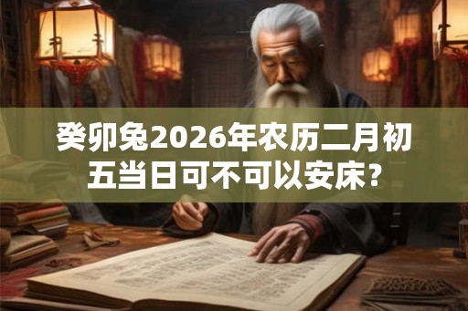 癸卯兔2026年农历二月初五当日可不可以安床？