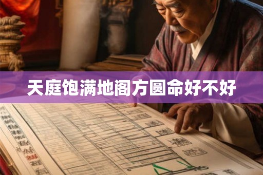 天庭饱满地阁方圆命好不好