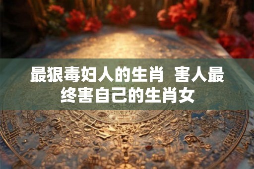最狠毒妇人的生肖 害人最终害自己的生肖女 最狠毒妇人的生肖 害人最终害自己的生肖女