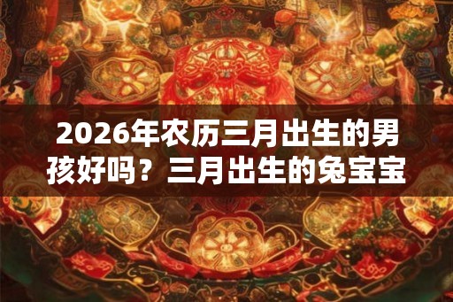 2026年农历三月出生的男孩好吗？三月出生的兔宝宝怎么样