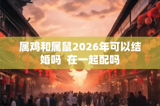 属鸡和属鼠2026年可以结婚吗  在一起配吗