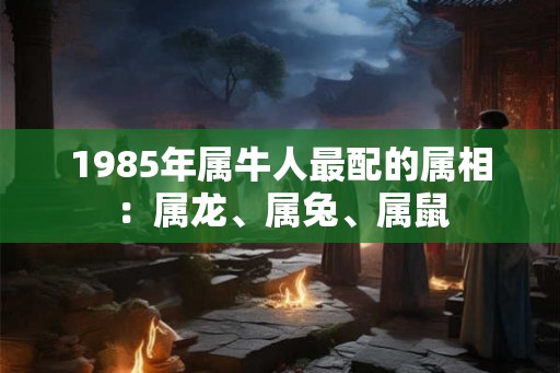 1985年属牛人最配的属相:属龙、属兔、属鼠 1985年属牛人最配的属相:属龙、属兔、属鼠