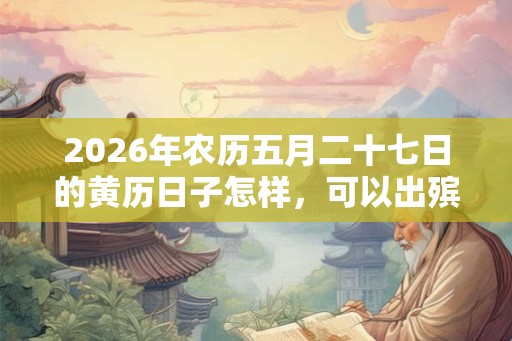 2026年农历五月二十七日的黄历日子怎样，可以出殡吗？