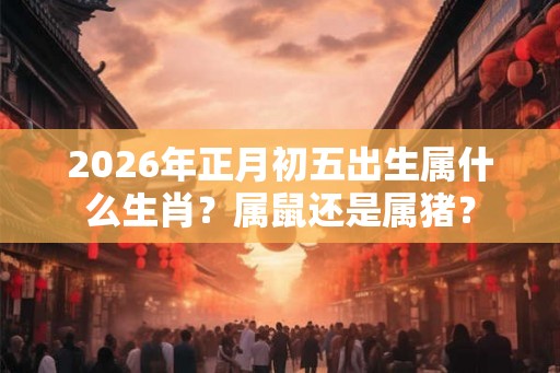 2026年正月初五出生属什么生肖？属鼠还是属猪？